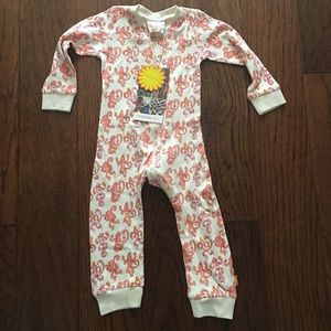 zippered one piece organic